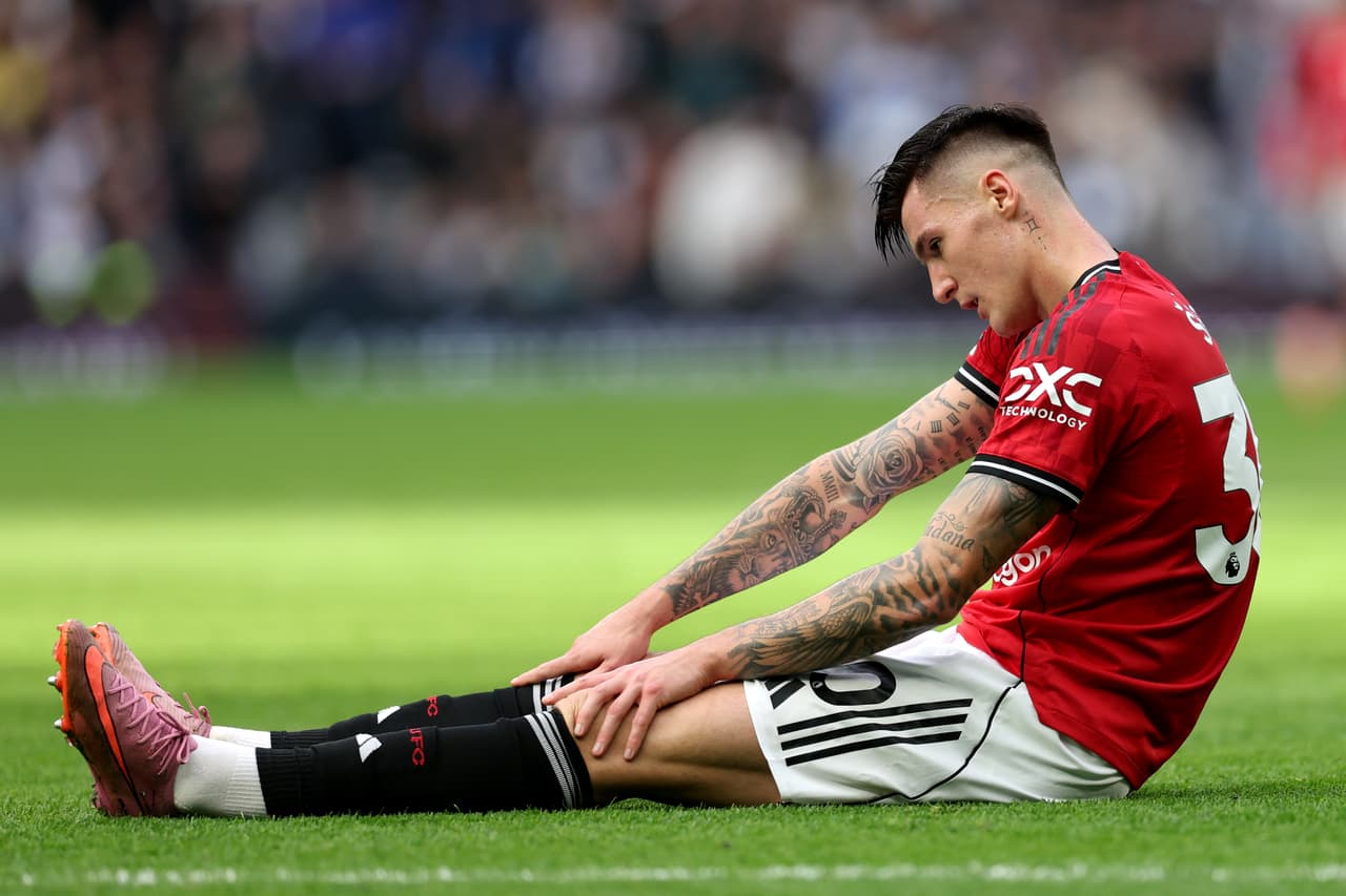 Benjamin Sesko (Eslovenia), de lo mejor del Manchester United.