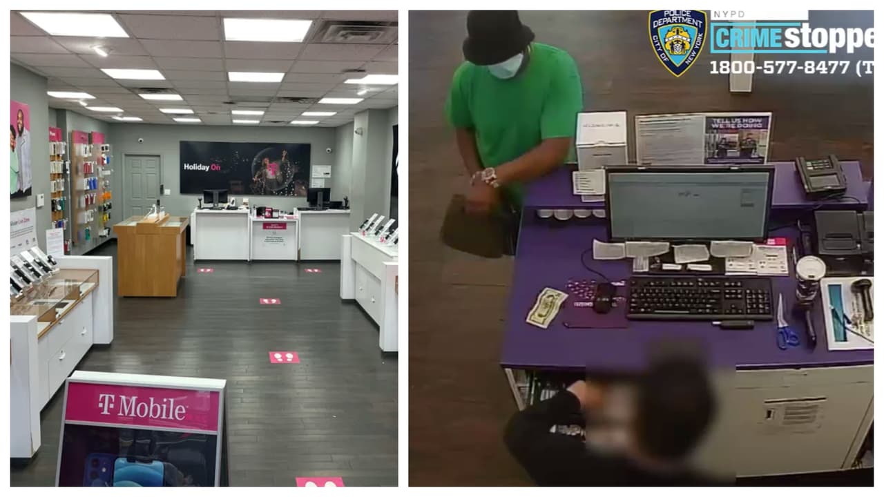 NYPD anda tras la pista de un presunto ladrón de tiendas T-Mobile