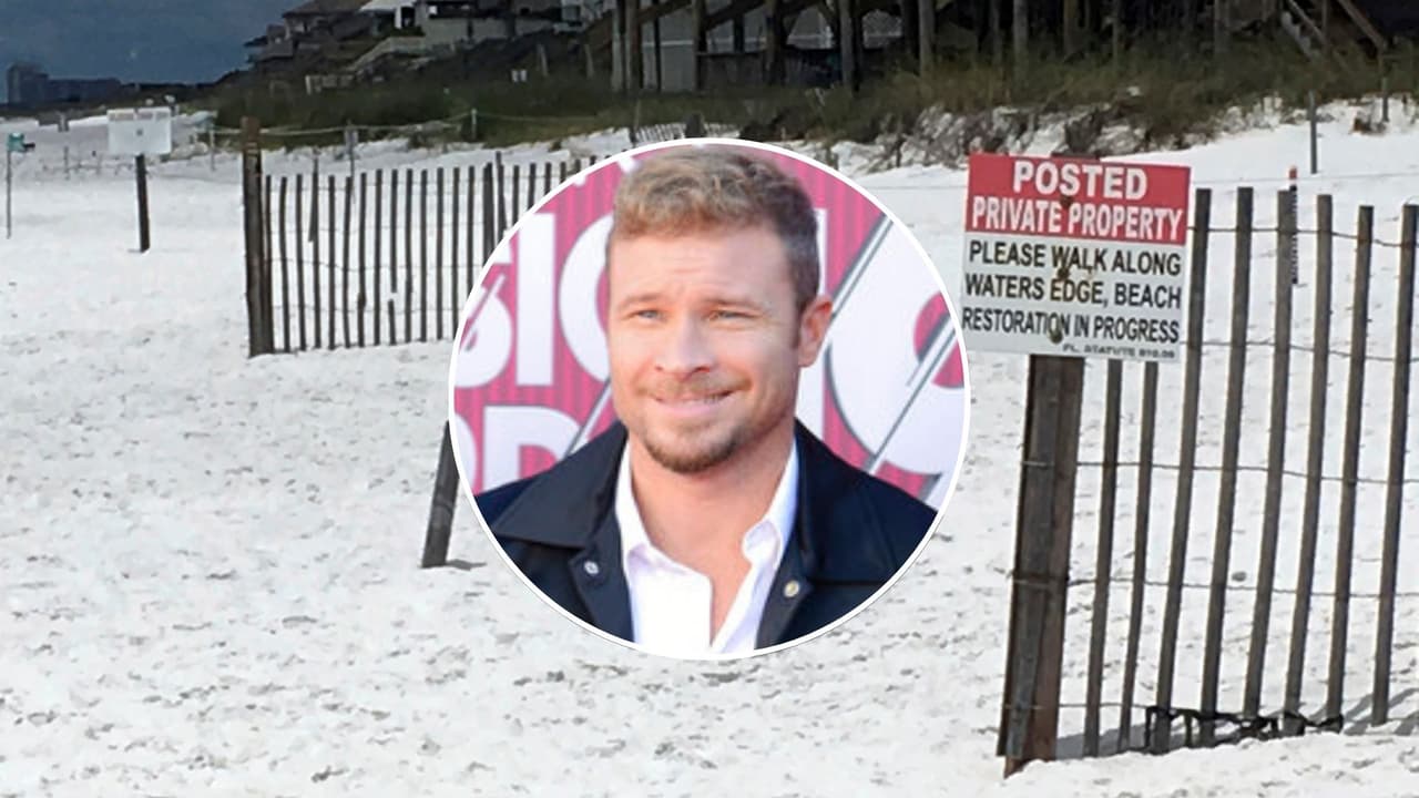 Brian Littrell de los Backstreet Boys demanda al alguacil del condado de Walton por su playa privada