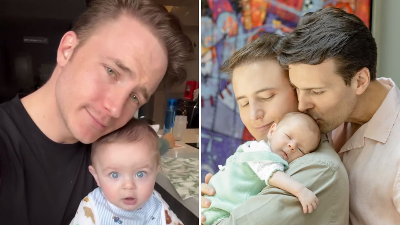 Hijo de René Strickler espera a su segundo bebé con su esposo: lo anunciaron con tiernas fotos