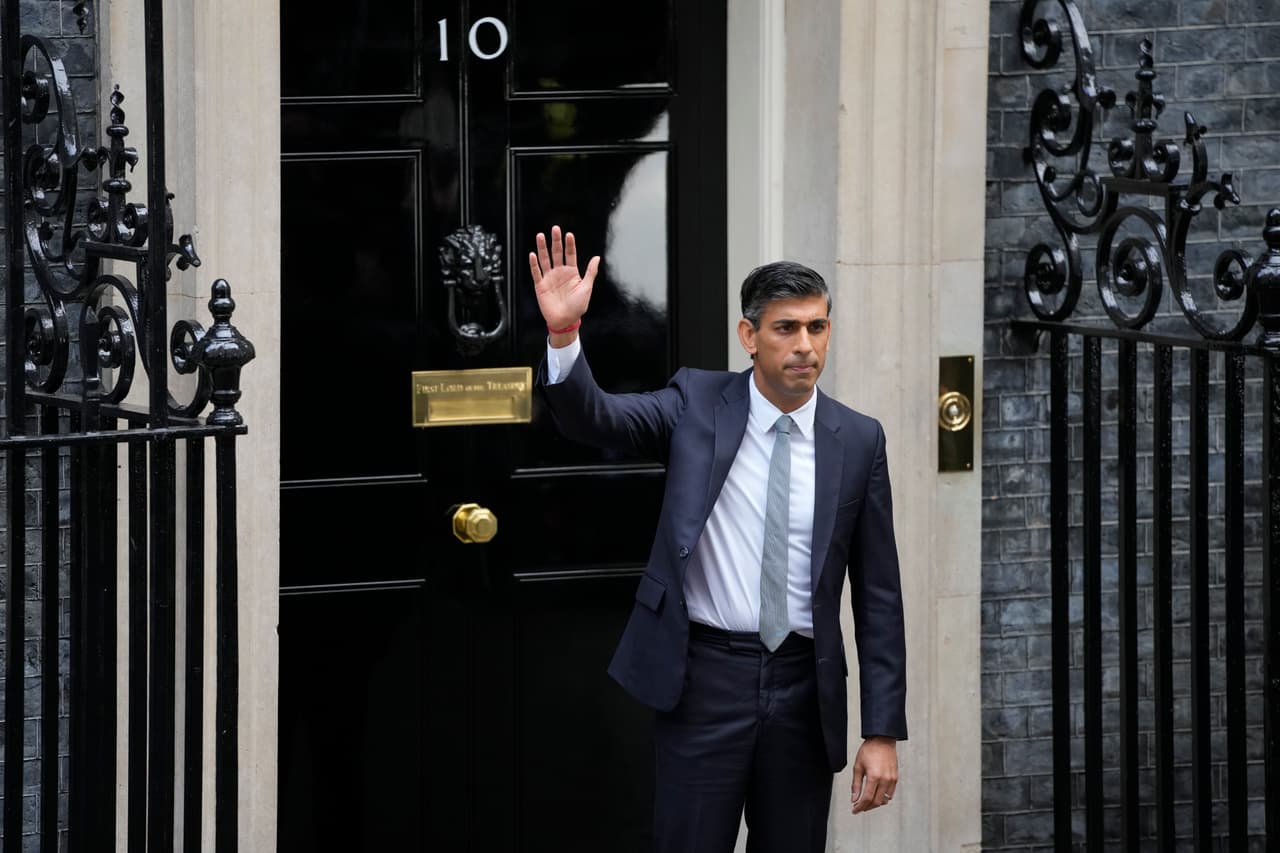 Rishi Sunak se convierte en el tercer primer ministro británico en menos de dos meses