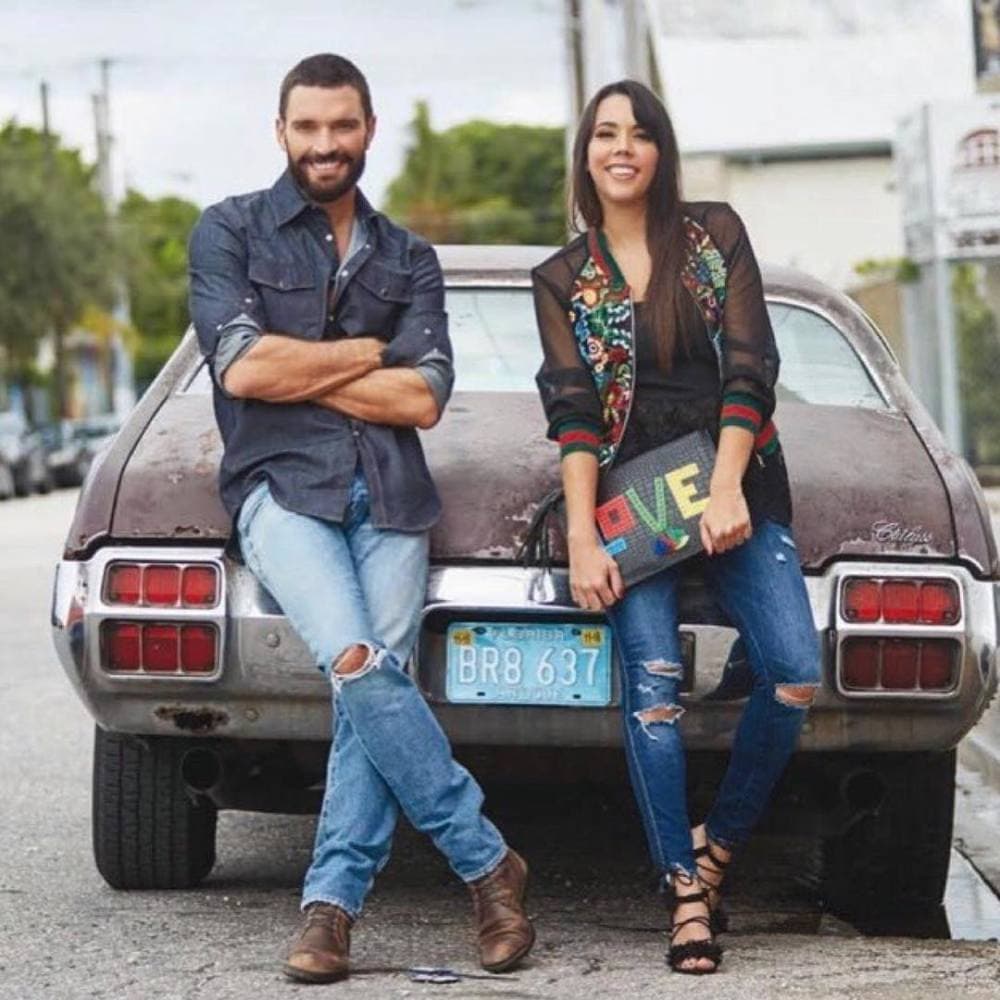 Julián Gil y su hija Nicolle Gil