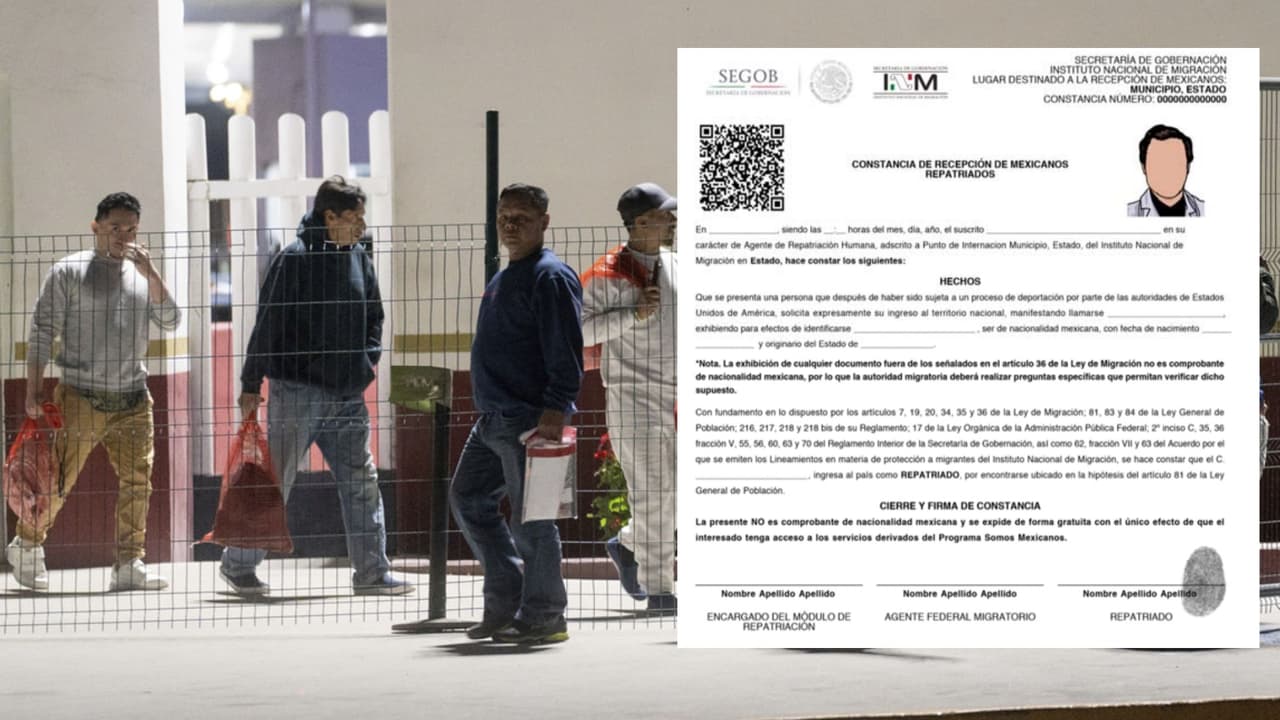 Qué es la Constancia de Recepción de Mexicanos Repatriados y para qué sirve