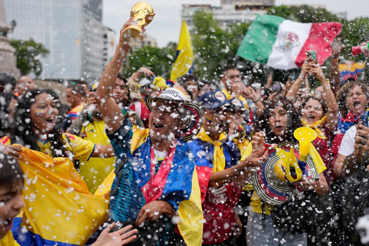 El ‘mar amarillo’ invade México antes del Colombia vs. Uzbekistán