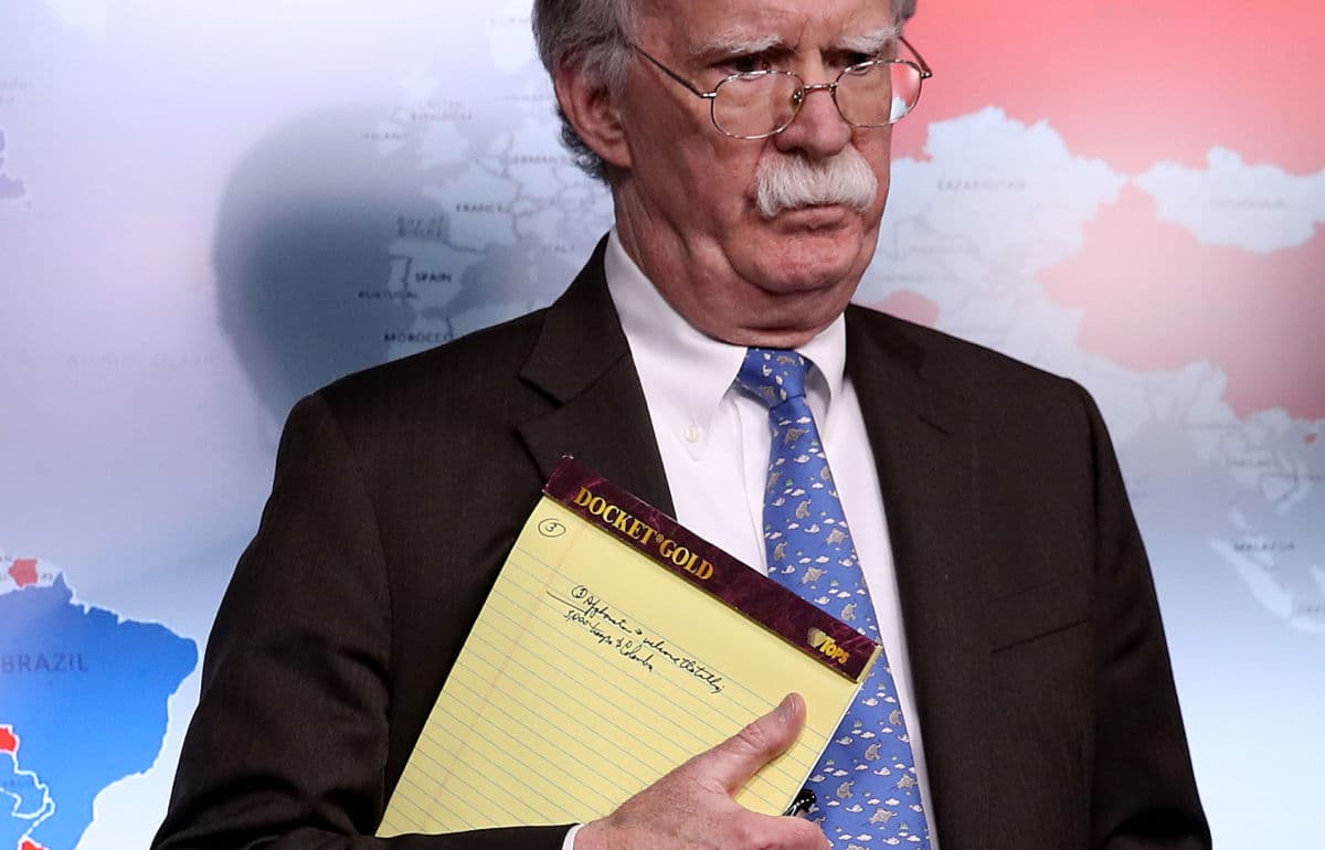 Bye, bye Bolton, welcome back diplomacy