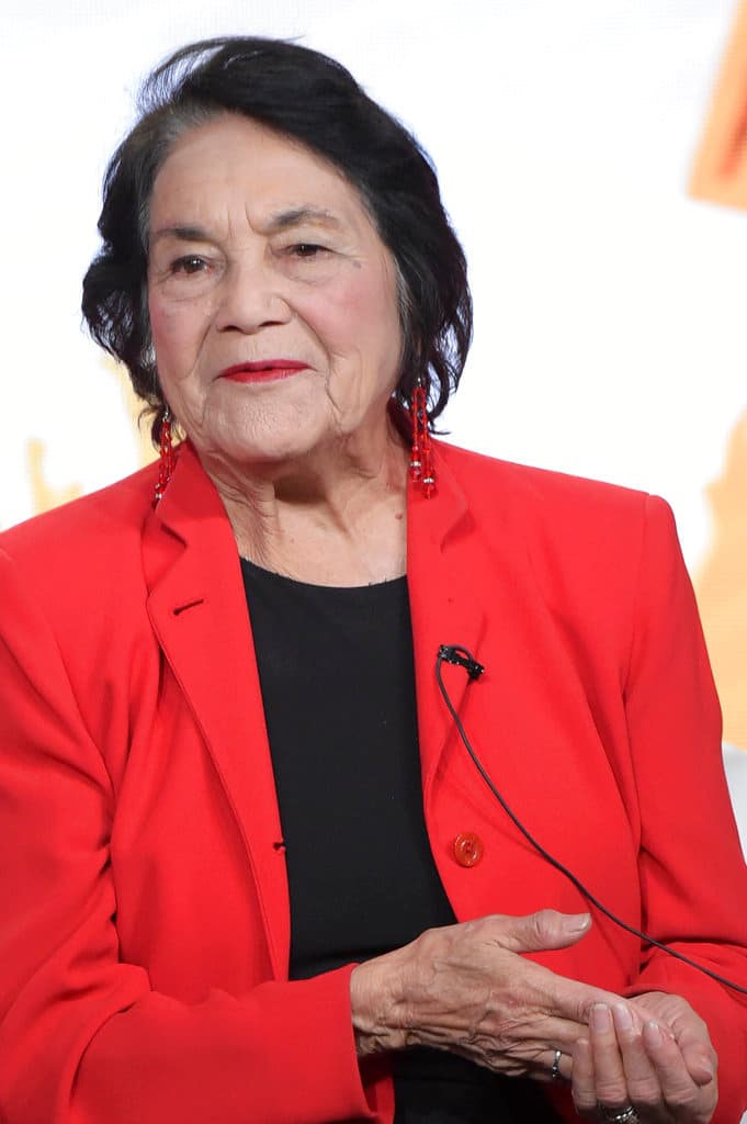 Huerta recalcó que
<b><a href="https://www.univision.com/local/los-angeles-kmex/tres-mujeres-acusan-cesar-chavez-abuso-sexual" target="_blank">no sabía que César Chávez abusó sexualmente de niñas y jóvenes</a></b> que trabajaban en el sindicato.