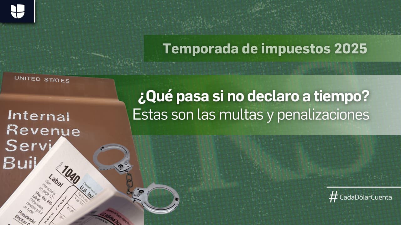 ¿Qué pasa si no declaro a tiempo mis impuestos? Estas son las multas y penalizaciones del IRS