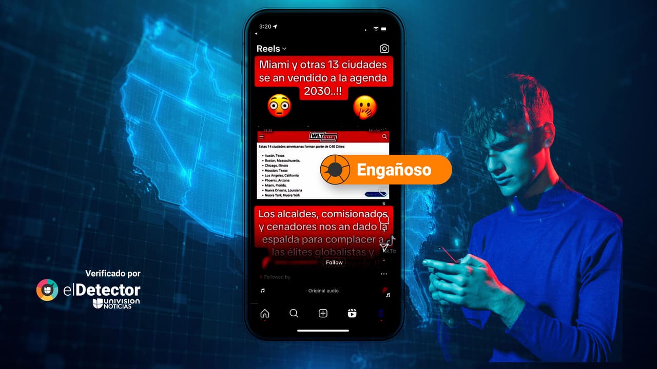 Es engañoso decir que la red de alcaldías C40 Cities tiene un plan para eliminar el consumo de carnes o lácteos y los autos particulares