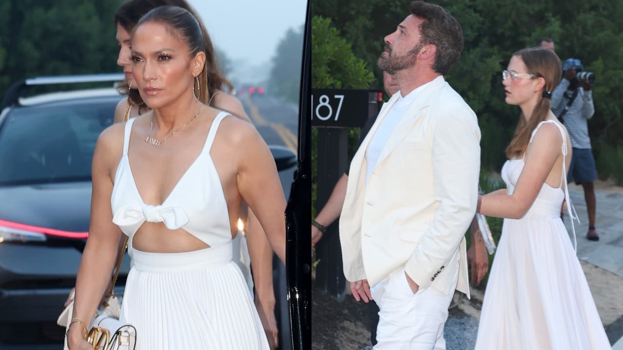 Los looks de JLo y su hijastra Violet en la fiesta más popular de millonarios en los Hamptons
