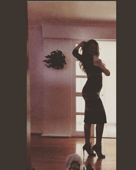 Marjorie estaba muy emocionada porque es mamá primeriza.