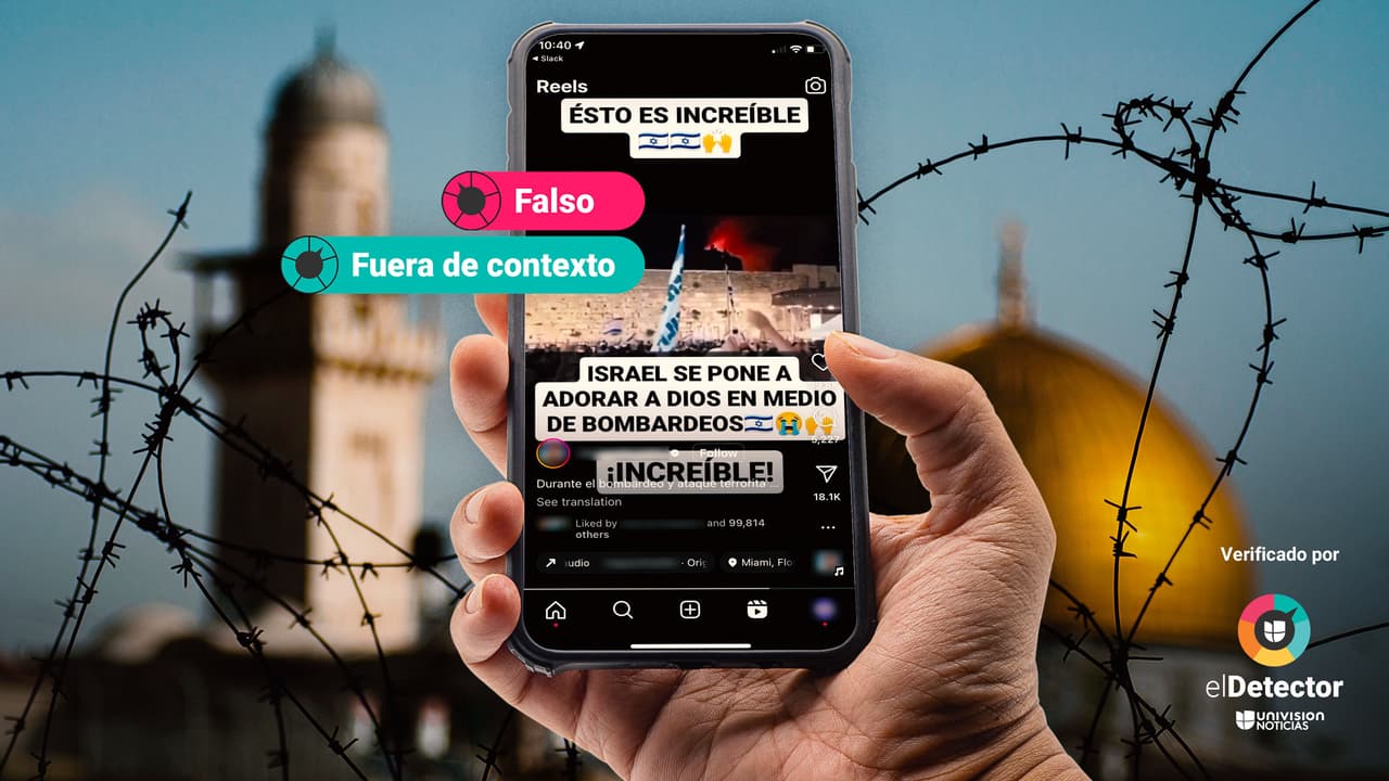 Esa celebración frente al Muro de los Lamentos con un incendio al fondo no ocurrió durante los recientes ataques de Hamas a Israel: fue en 2021