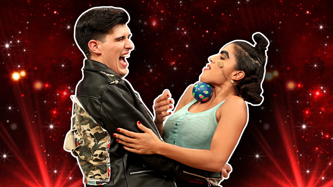 Los apapachos de Mela La Melaza y Adriel Favela en el segundo show de Me Caigo De Risa