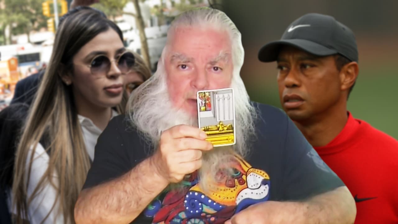 Cárcel y adiós al deporte: El Brujo Mayor lanza sus predicciones sobre Emma Coronel y Tiger Woods