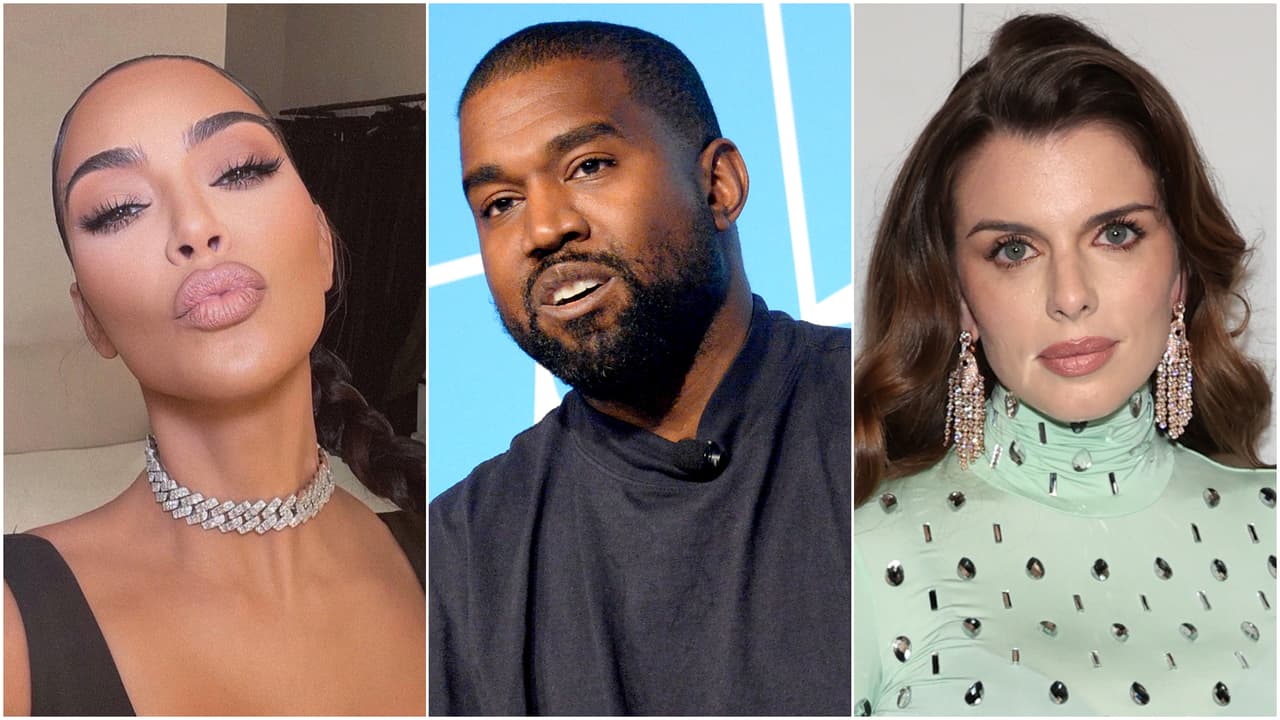Kanye West envía espectacular regalo de San Valentín a Kim Kardashian (y Julia Fox termina con él)