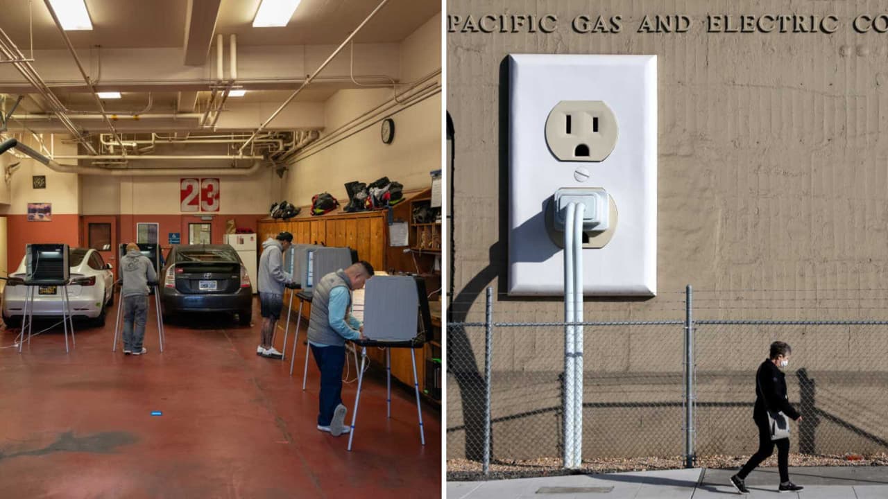 PG&E advierte: 22,000 hogares podrían quedarse sin luz en pleno día de elecciones