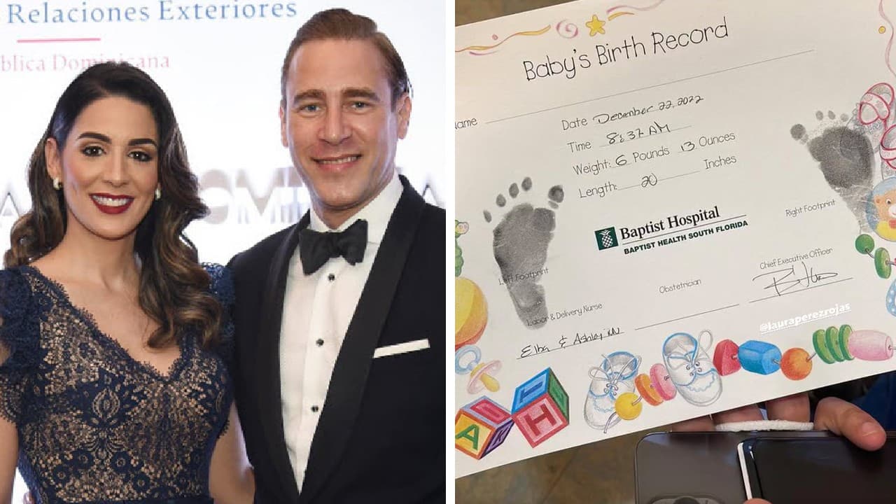 Carlos de la Mota se convierte en papá: nace su hija Carla Isabelle