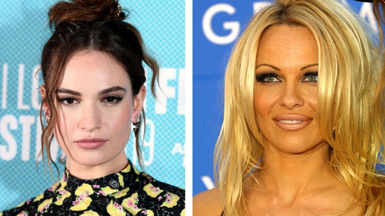 8 transformaciones increíbles para un papel: Lily James como Pamela Anderson está irreconocible