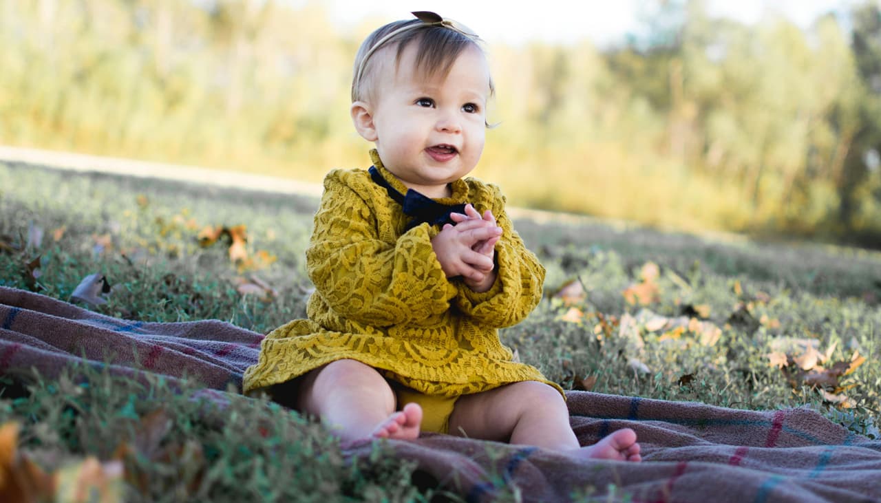 Bebê no parque