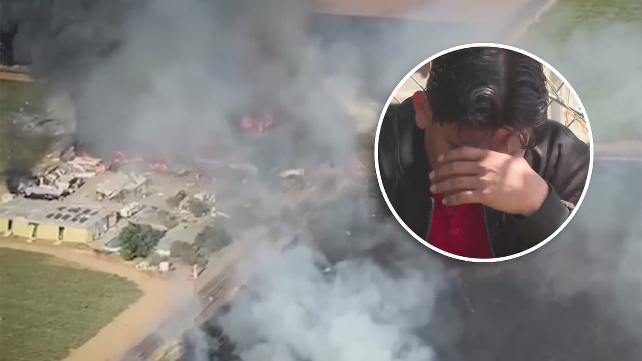 Localizan restos humanos tras explosión en almacén de fuegos artificiales en Esparto