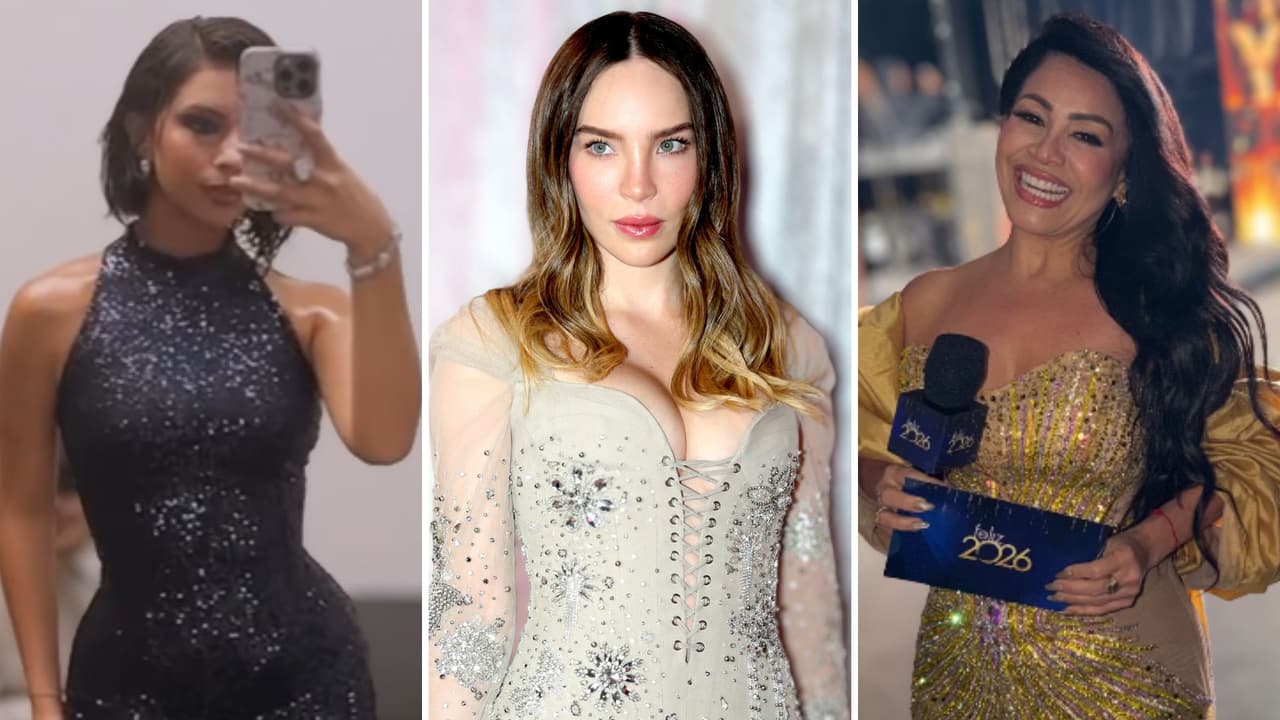De Ángela Aguilar y Belinda a Carolina Sandoval: los looks de las famosas para recibir el Año Nuevo 2026