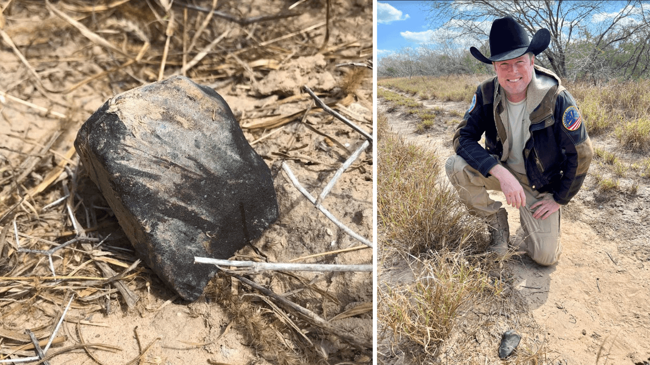 Un cazador de meteoritos asegura que encontró el primer fragmento del meteorito que cayó en el sur de Texas