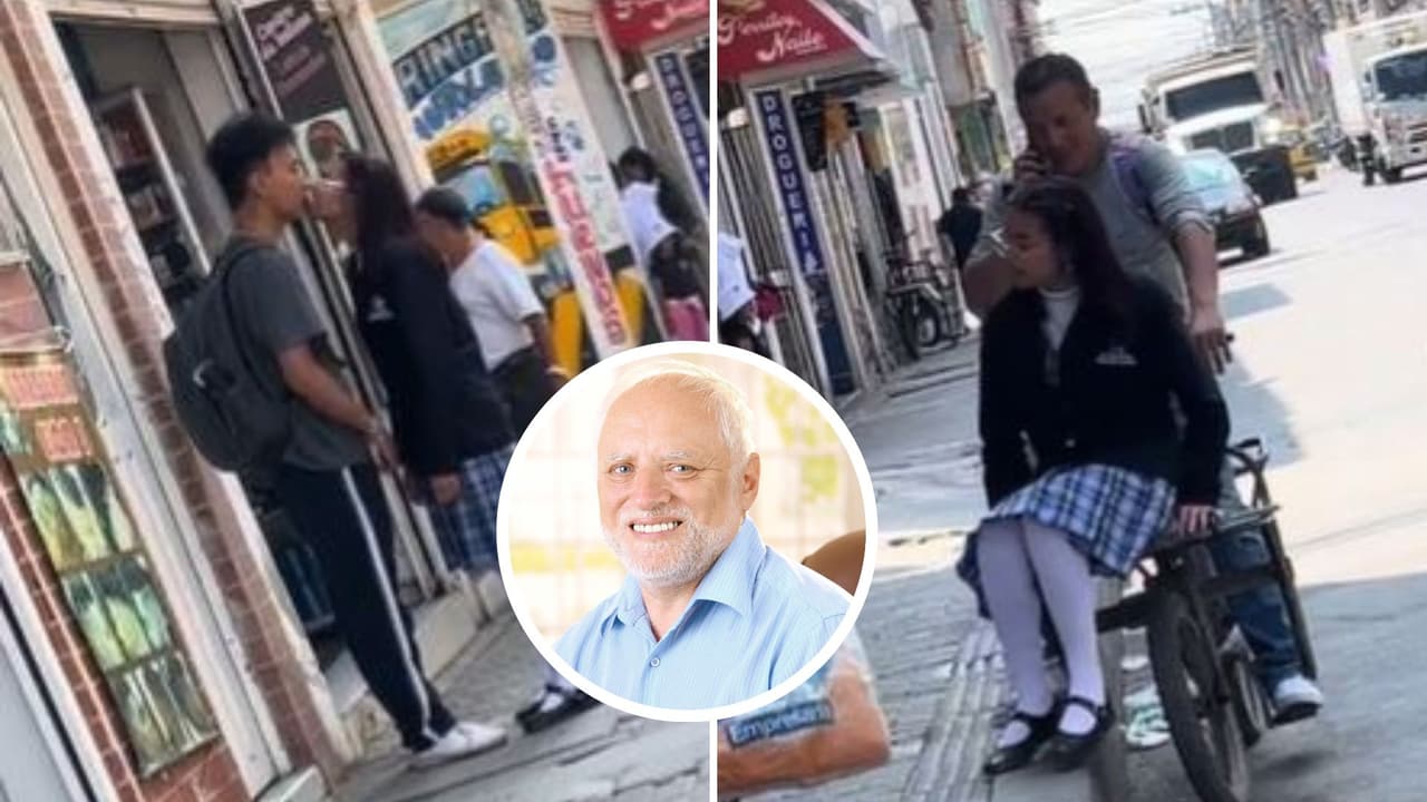 Papá espera a su hija adolescente mientras se despide del novio y se vuelve el héroe de muchas en TikTok: “Papá del año”