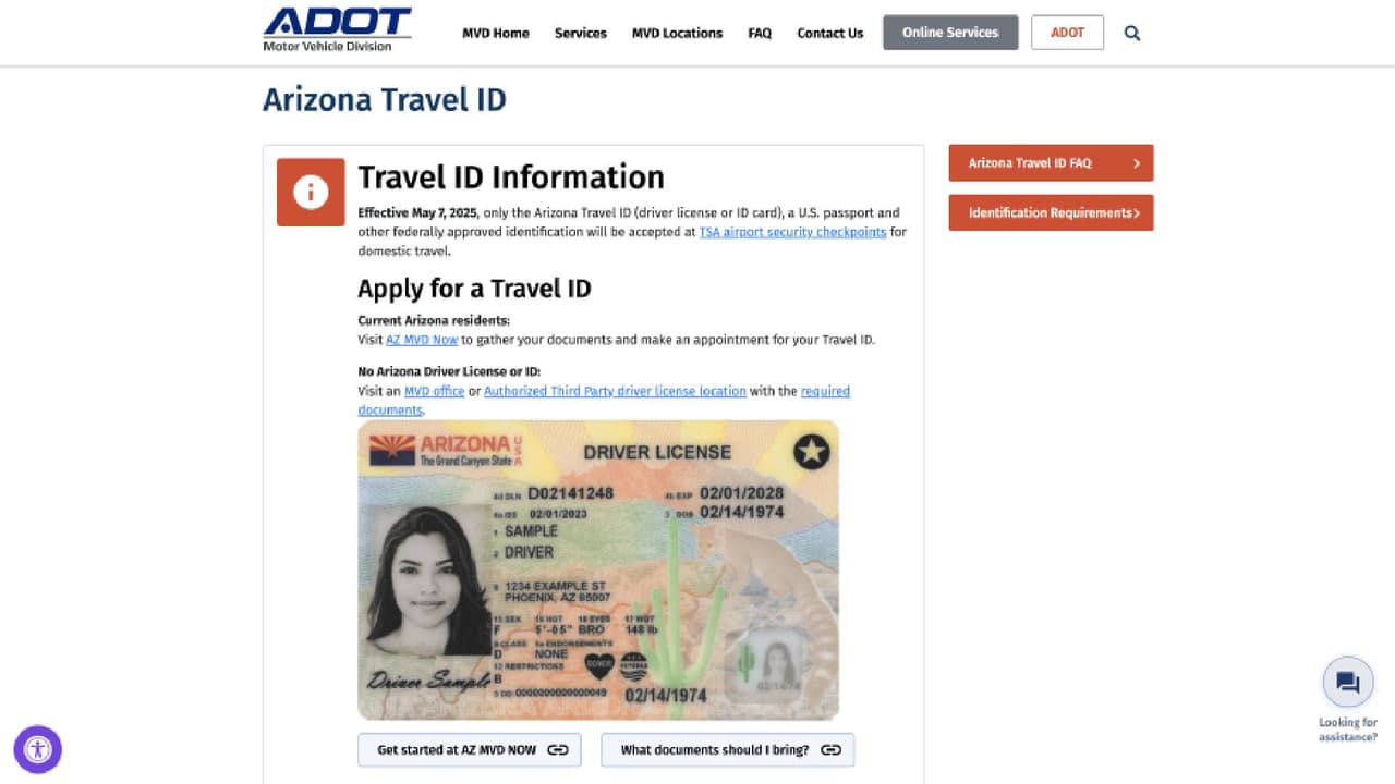 Todos los documentos se deben presentar en original o copias certificadas, además deben estar en inglés. Para realizar el trámite de manera ágil, se recomienda obtener previamente una
<b>cita en el Departamento del Transporte de Arizona</b>.