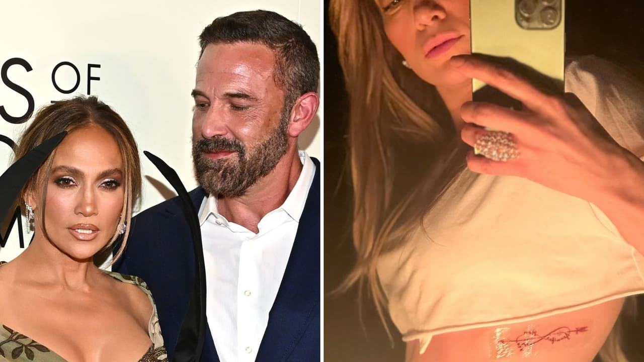 ¿JLo aún tiene el tatuaje que se hizo por amor a Ben Affleck tras el fracaso de su matrimonio?