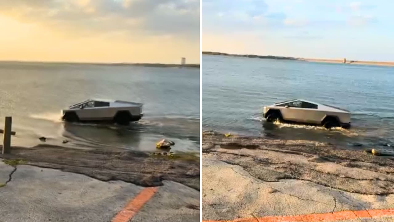 <h3 class="cms-H3-H3">Cybertruck quedó varada cerca de la orilla y empezó a inundarse</h3> La Cybertruck
<b>quedó deshabilitada cerca de la orilla y comenzó a llenarse de agua. </b>
<br>El conductor y los pasajeros
<b> abandonaron el vehículo antes de que la situación empeorara. </b>
<br>El equipo de rescate acuático del Departamento de Bomberos de Grapevine
<b>ayudó a retirar la camioneta del lago. </b>
<br>
<b>No se reportaron lesiones</b> en la información divulgada por las autoridades.
<br>El daño visible fue para el vehículo, para la tranquilidad del conductor y para
<b>la idea de que “modo agua” significa “vamos a navegar”</b>