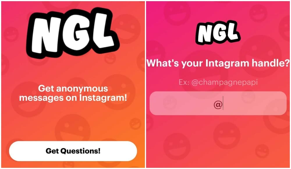 Así se ingresa el usuario de Instagram en la app NGL