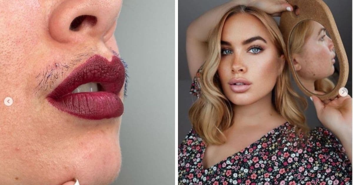 El bigote es la nueva tendencia de belleza en TikTok gracias a una influencer