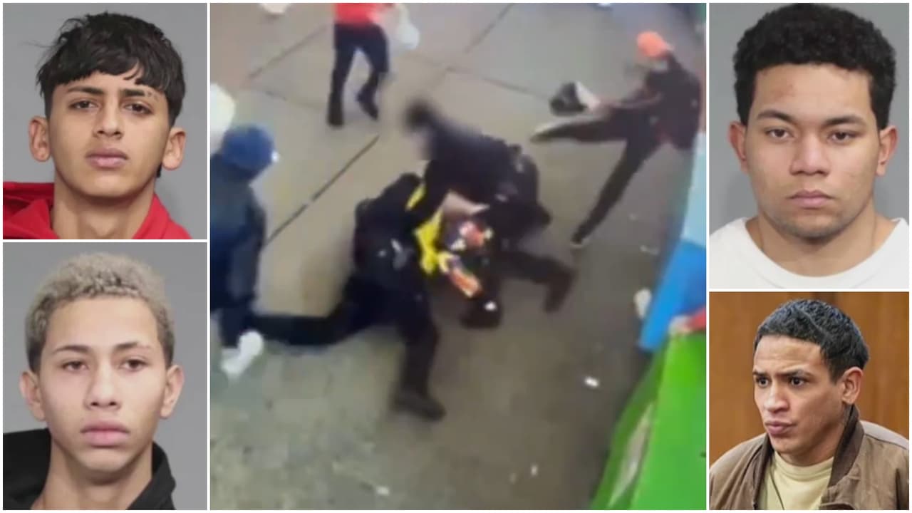 Cuatro sospechosos de agredir a policías en Times Square podrían salir en libertad bajo fianza