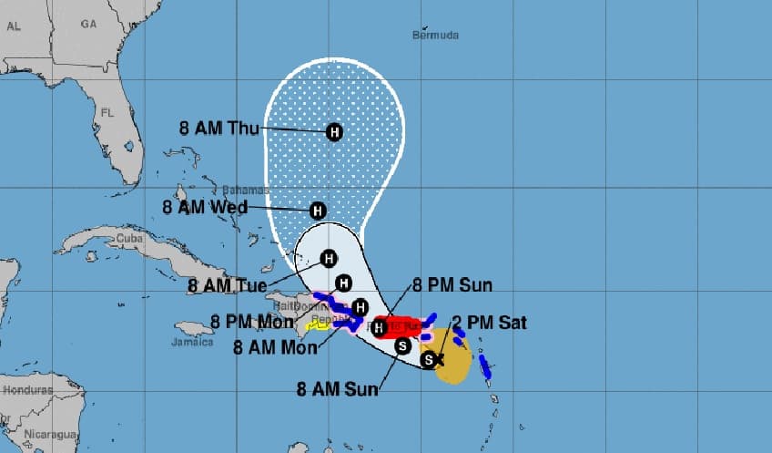 La tormenta Fiona amenaza Puerto Rico y República Dominicana, pero no ofrece peligro para Florida