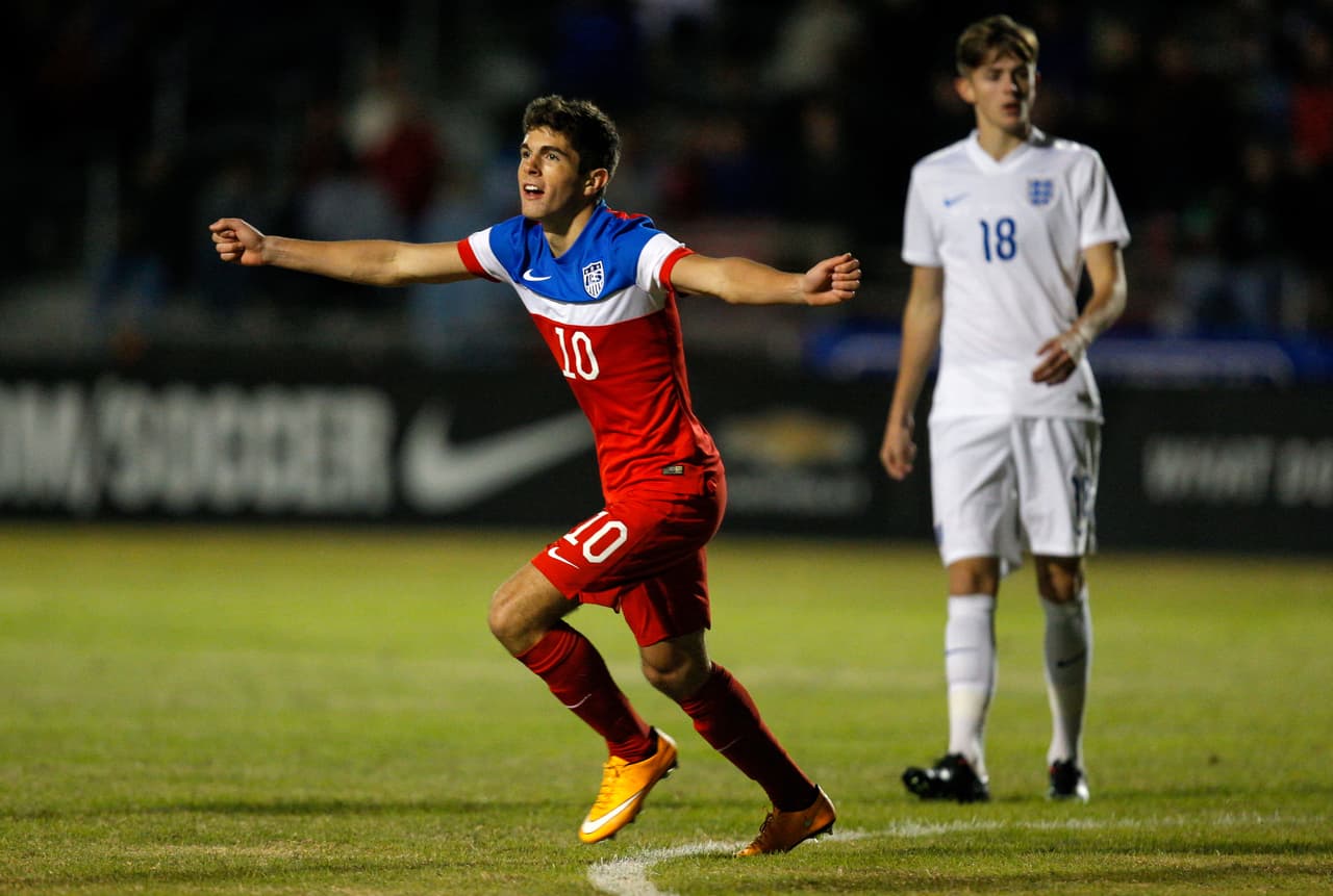 Christian Pulisic es un prodigio que desde los 15 años jugaba en la categoría Sub17 de las Barras y las Estrellas.