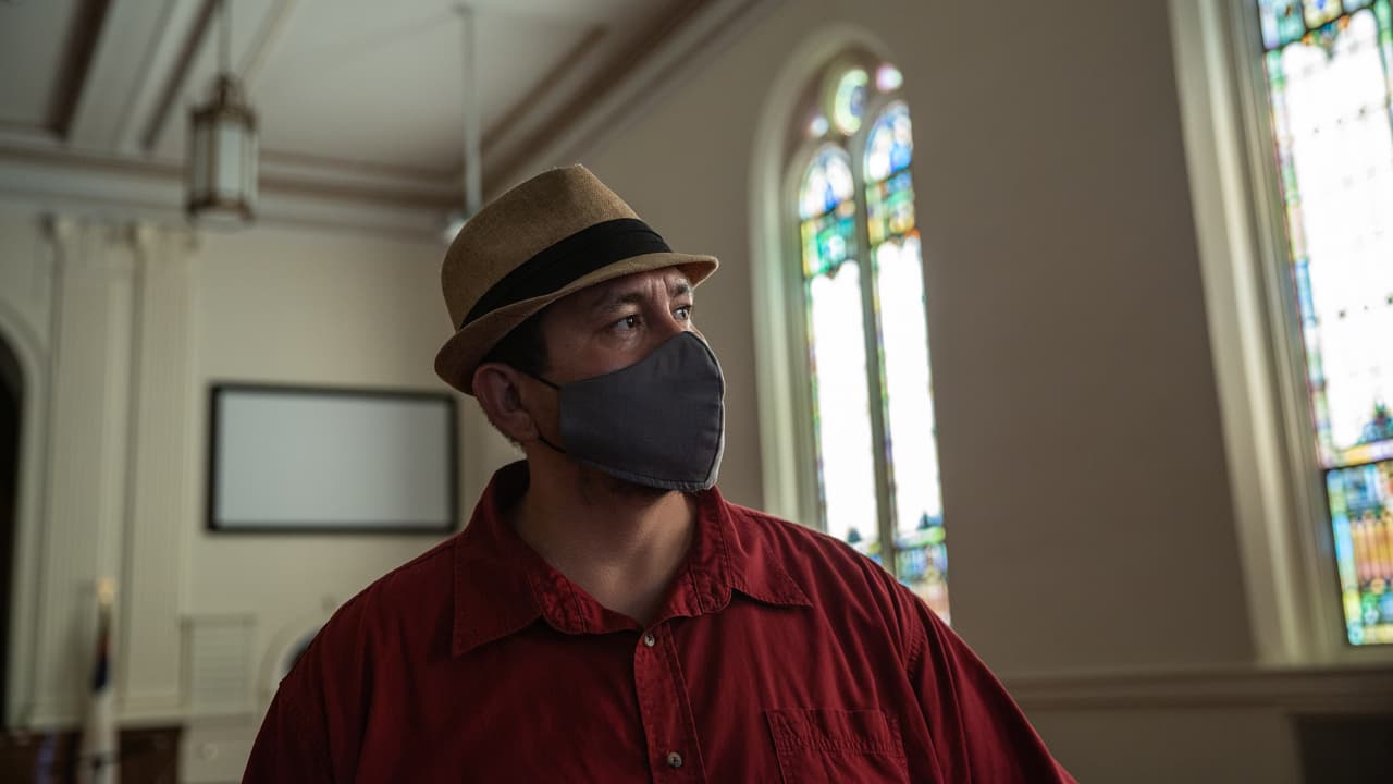 Pastor Edgar Vergara in Durham, N.C., leads La Semilla, a mutual aid and rapid response group of Latino community activists. He often joins LATIN-19 meetings. “La Semilla can serve as a platform for community organizers who are Latinx, undocumented, under-resourced, for the impact of their work to be expanded,” he told the group in August.