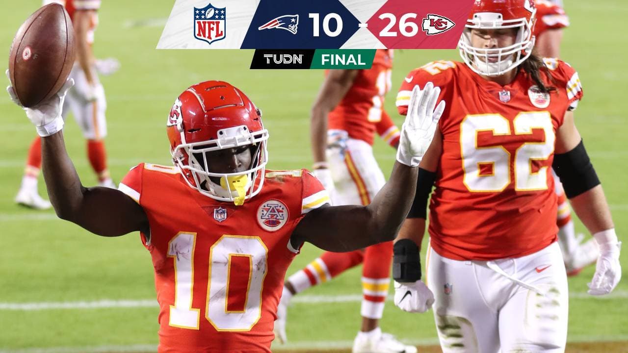 Los Chiefs están imparables y derrotan sin problema a New England