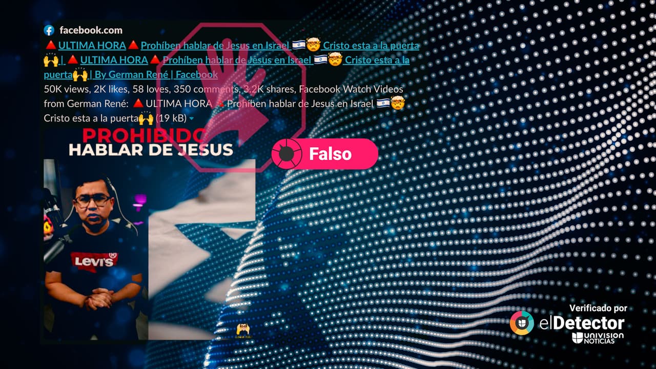 En Israel NO se ha prohibido hablar de Jesús