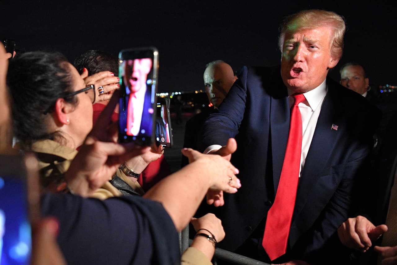Donald Trump reactiva su campaña con un rally al aire libre en Sanford, Florida