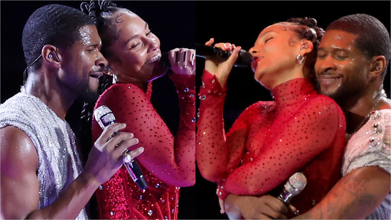 Usher en Show de Medio Tiempo del Super Bowl 2024: fotos de su presentación junto a Alicia Keys