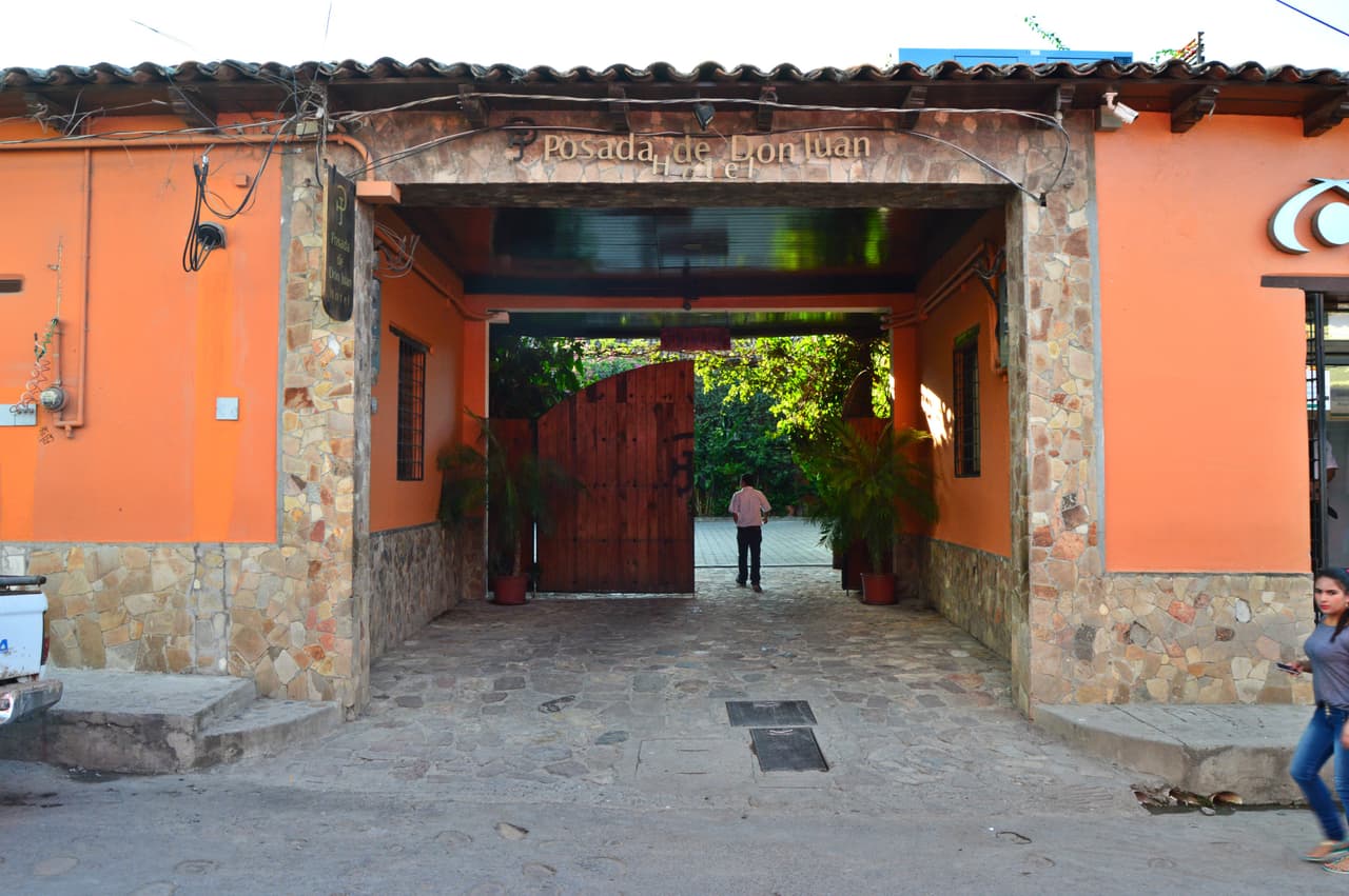 The hotel Posada Don Juan in Gracias, Lempira, is owned by the Hernández family. Photo by Jeff Ernst.