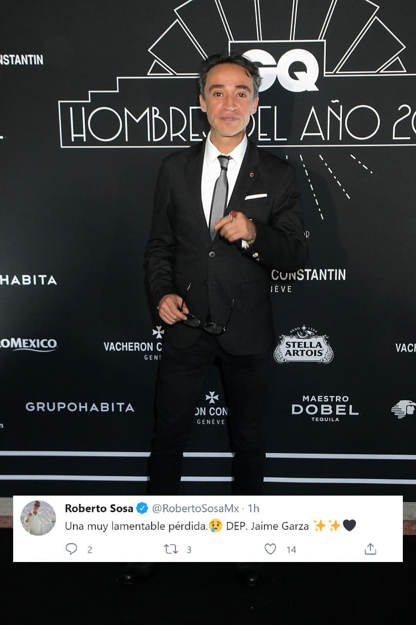 El actor
<b>Roberto Sosa</b> también lamentó la muerte del histrión en Twitter.