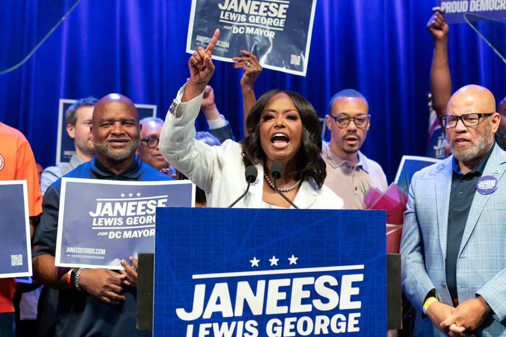 Primarias en Washington DC: Janeese Lewis George se perfila como la aspirante demócrata a la alcaldía