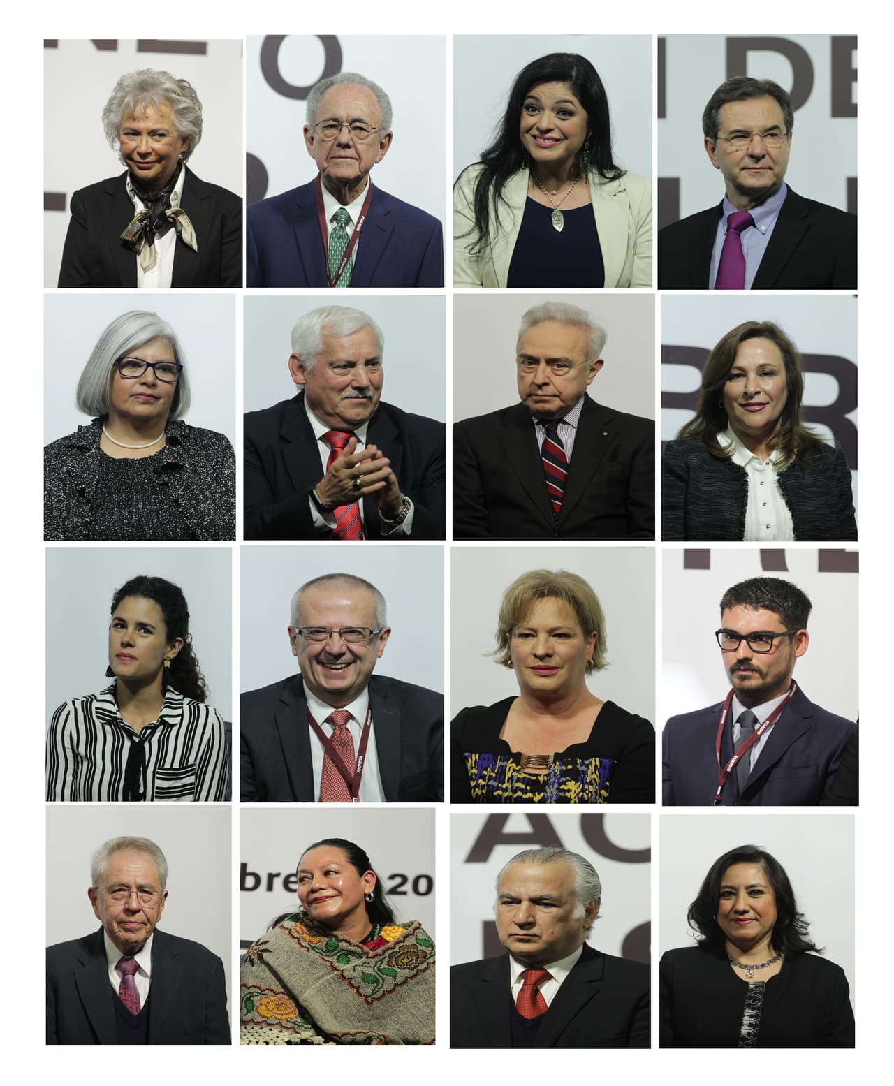 Hasta el momento, López Obrador ha anunciado los nombres de ocho mujeres y ocho hombres que conformarán su futuro gabinete. Pese a que no todos poseen experiencia en el ámbito público, sí que tienen una sólida trayectoria en sus áreas de especialidad.