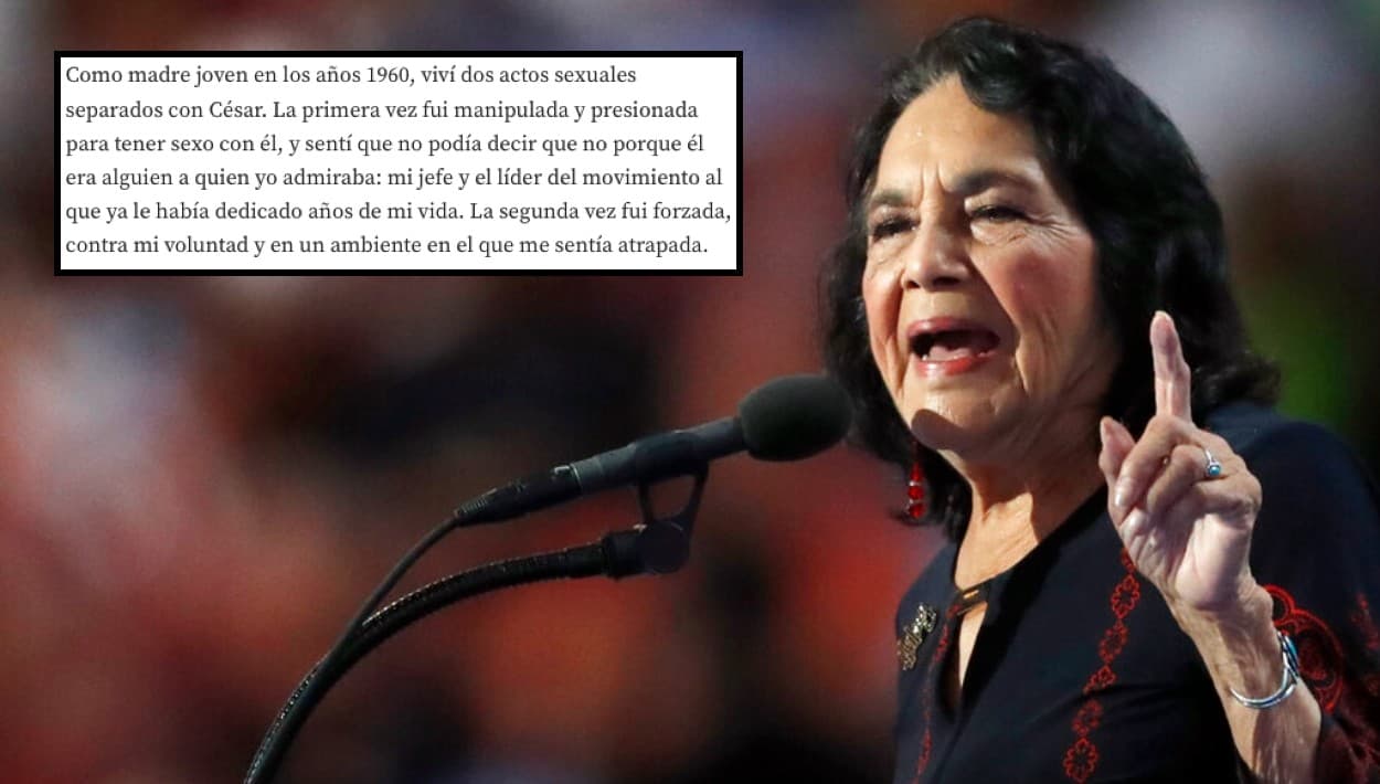 Dolores Huerta expuso su testimonio, confirmando la conducta sexual impropia del fenecido líder sindical, César Chávez.