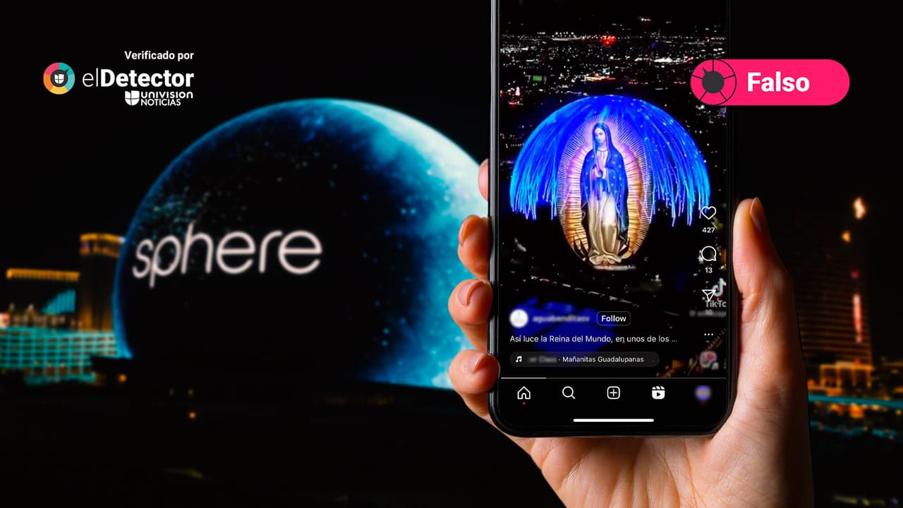 La Sphere de Las Vegas no proyectó la imagen de la Virgen de Guadalupe