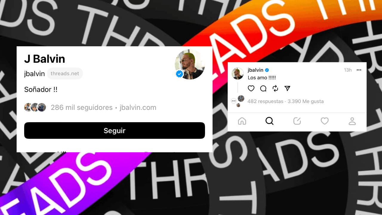 Llegó Threads, la nueva red social de Meta, y los artistas dejaron sus primeros mensajes