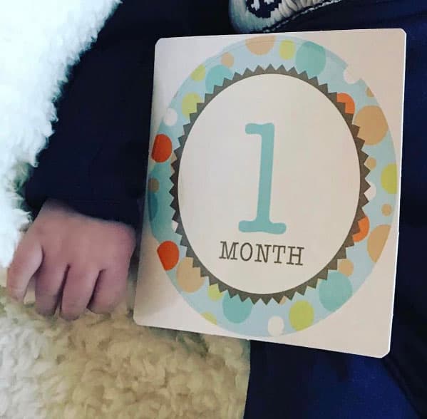 Además están celebrando que el pequeño Matías ya cumplió un mes de nacido: "Gracias por sus mensajes, mi mami me los lee todos 😍😘🙌🏻".