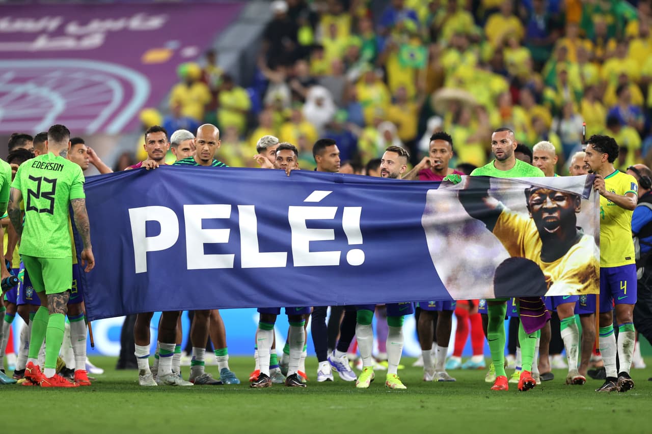 Selección de Brasil manda mensaje de apoyo a Pelé en el Mundial Qatar 2022