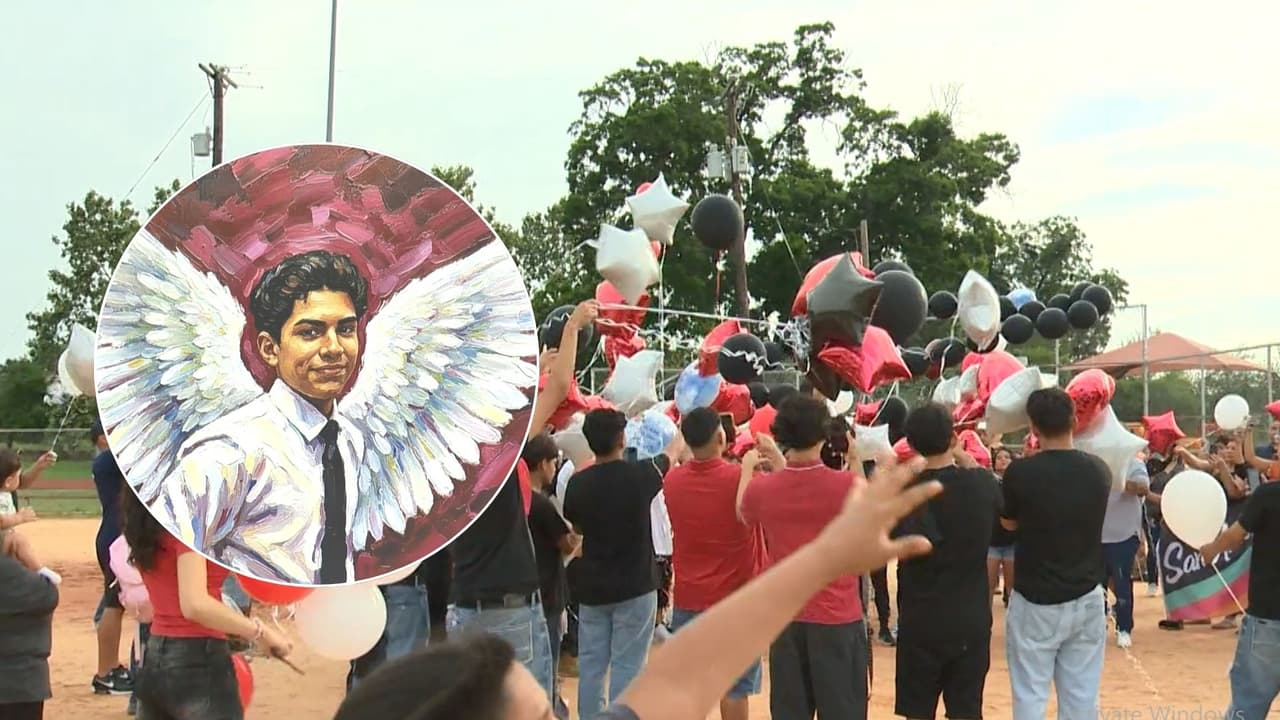 Realizan vigilia en memoria de Joey Rodríguez, joven que murió tras accidente en festejo de los Spurs