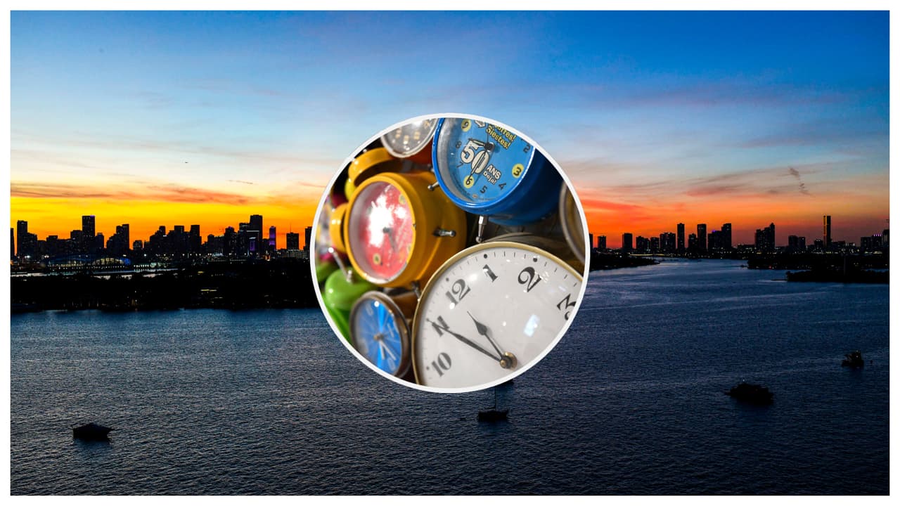 Cambio de horario en el sur de Florida este 2024: te contamos cuándo retrasar el reloj
